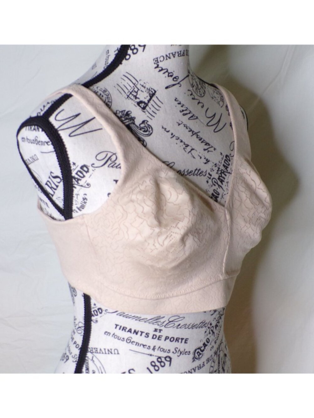 🆕WACOAL Inside Job Full Unpadded Wireless Bra 34DD Beige #852345 - Picture 5 of 7